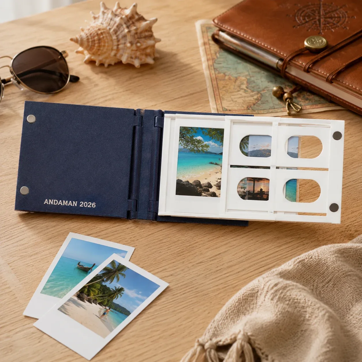 Sea Green and Sky Blue Instax Memory Flipbooks