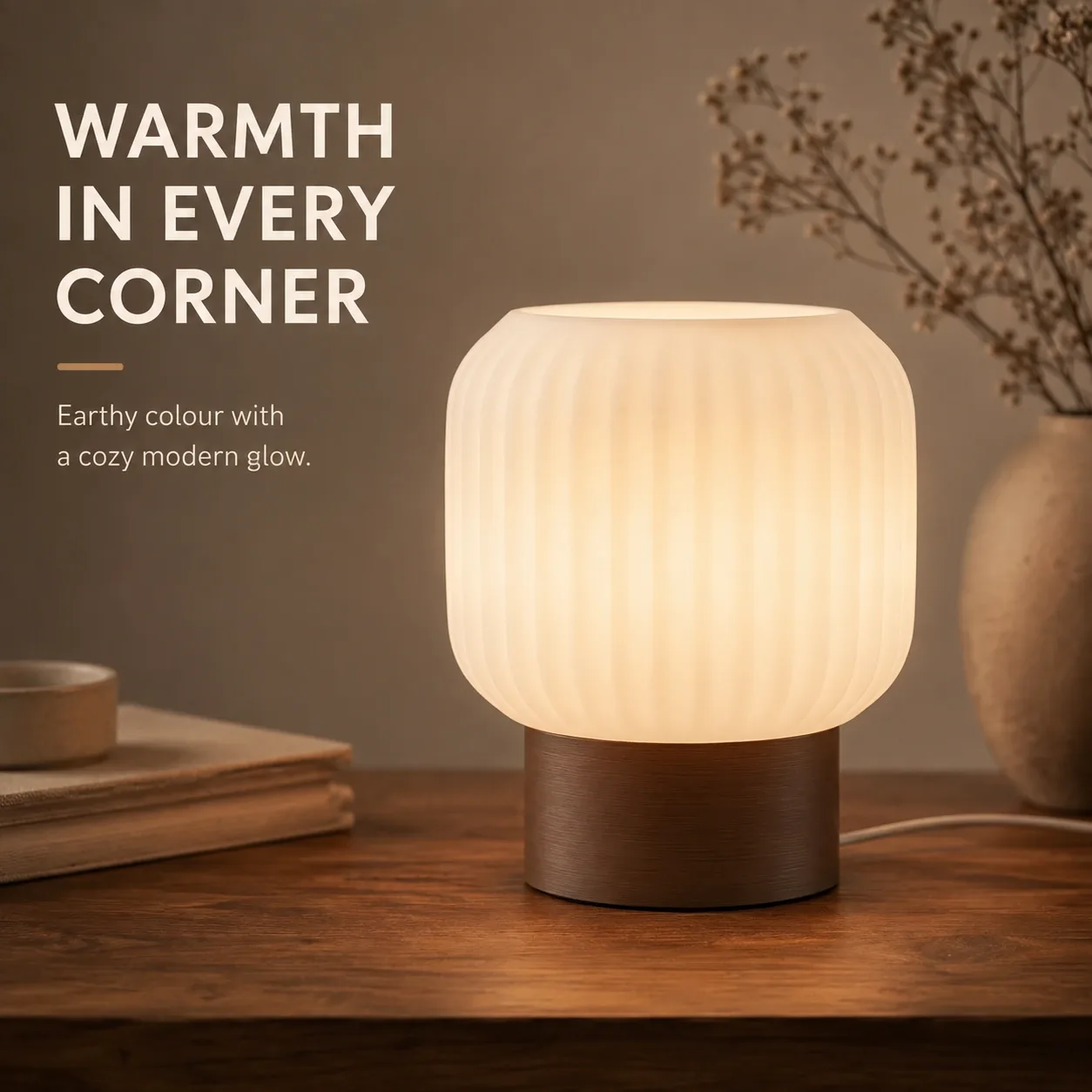 Pink Bnana Lumi Rib Lamp gallery view 5