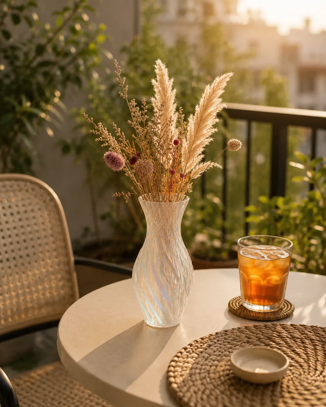Pink Bnana Lumen Spiral Vase gallery view 4