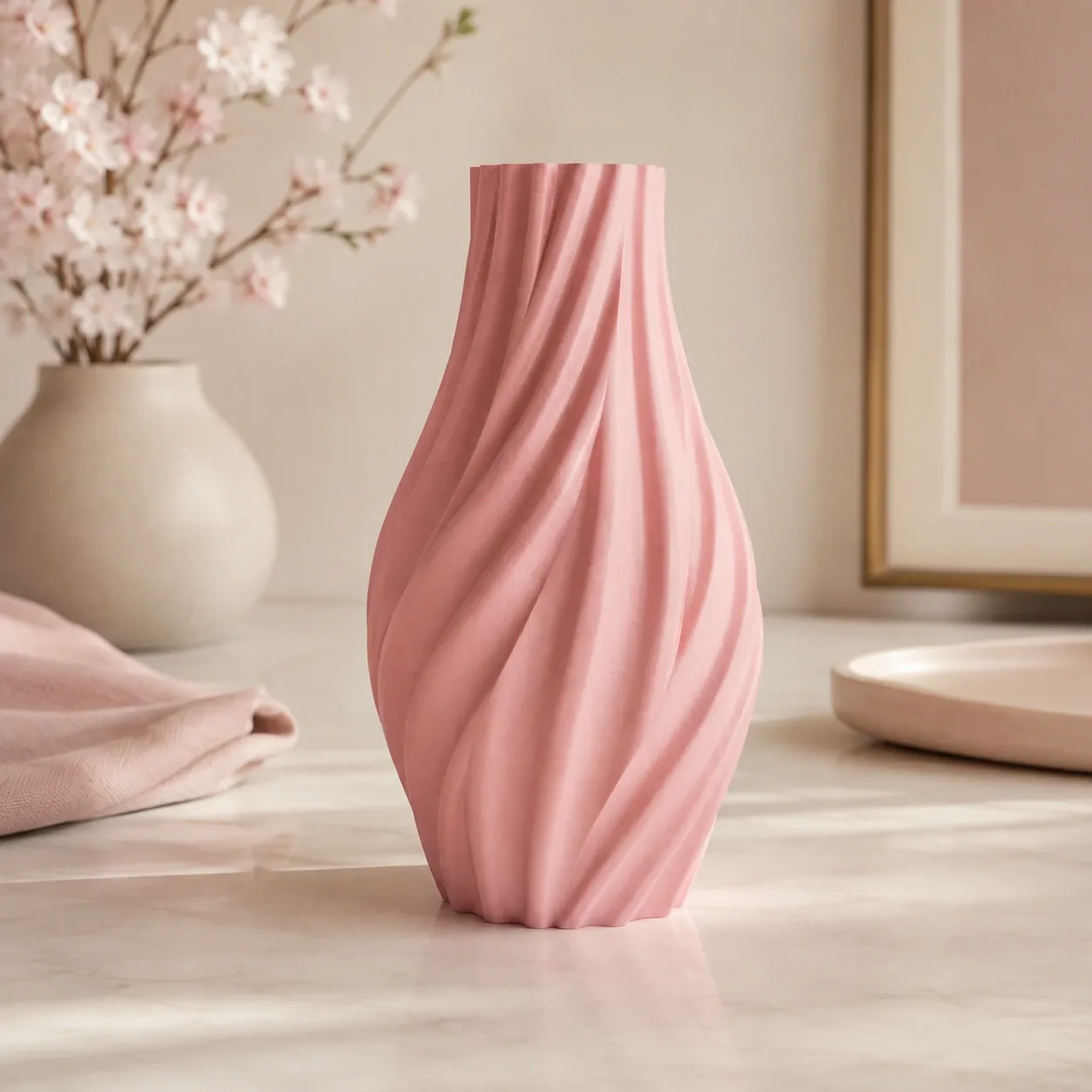 Pink Bnana Flowline Vase gallery view 4