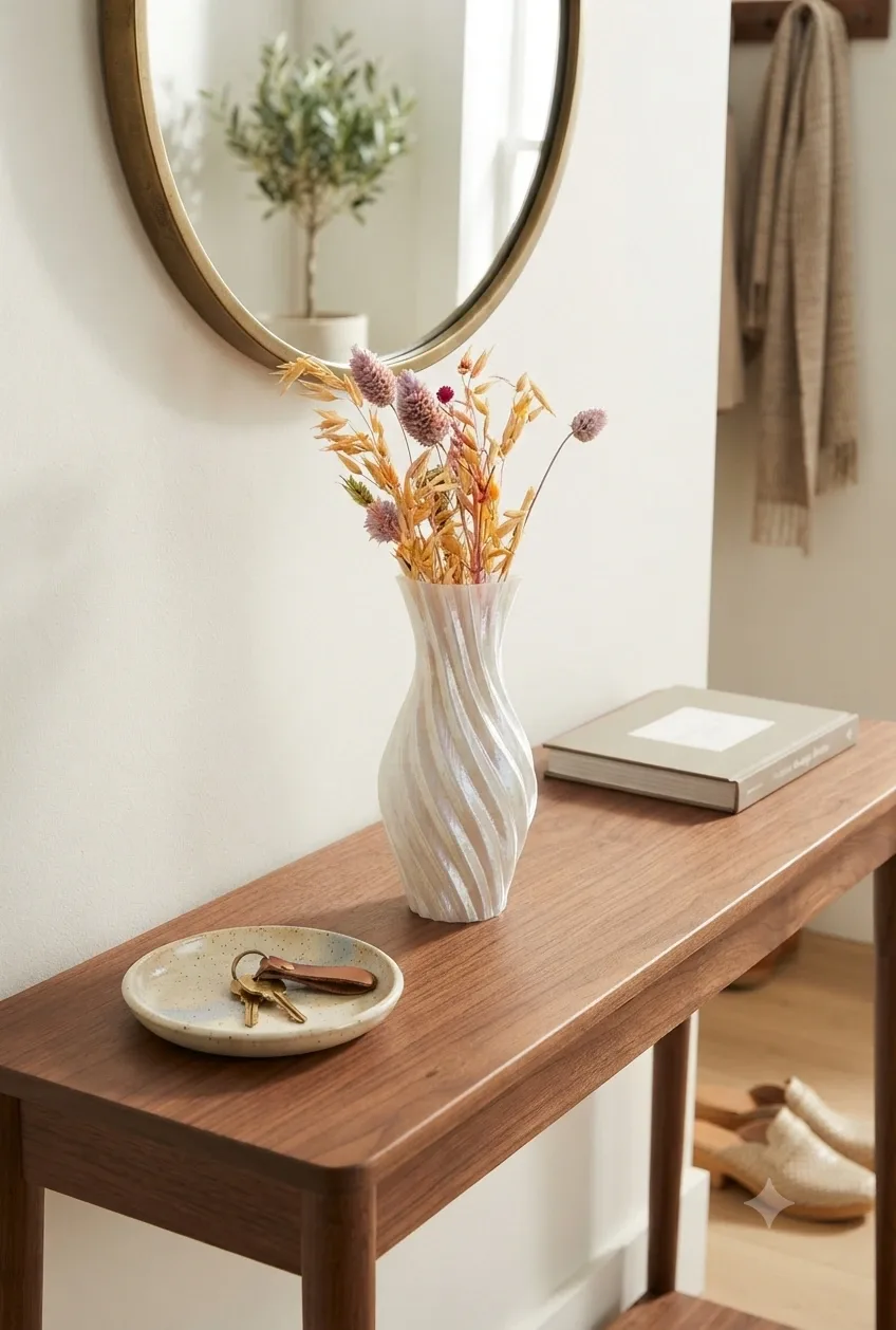 Pink Bnana Lumen Spiral Vase gallery view 6