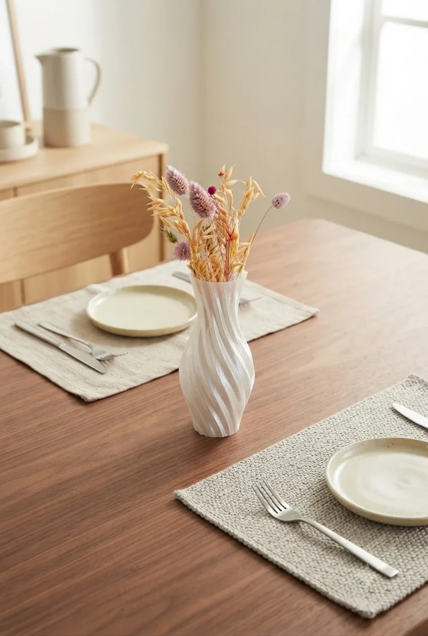 Pink Bnana Lumen Spiral Vase gallery view 5
