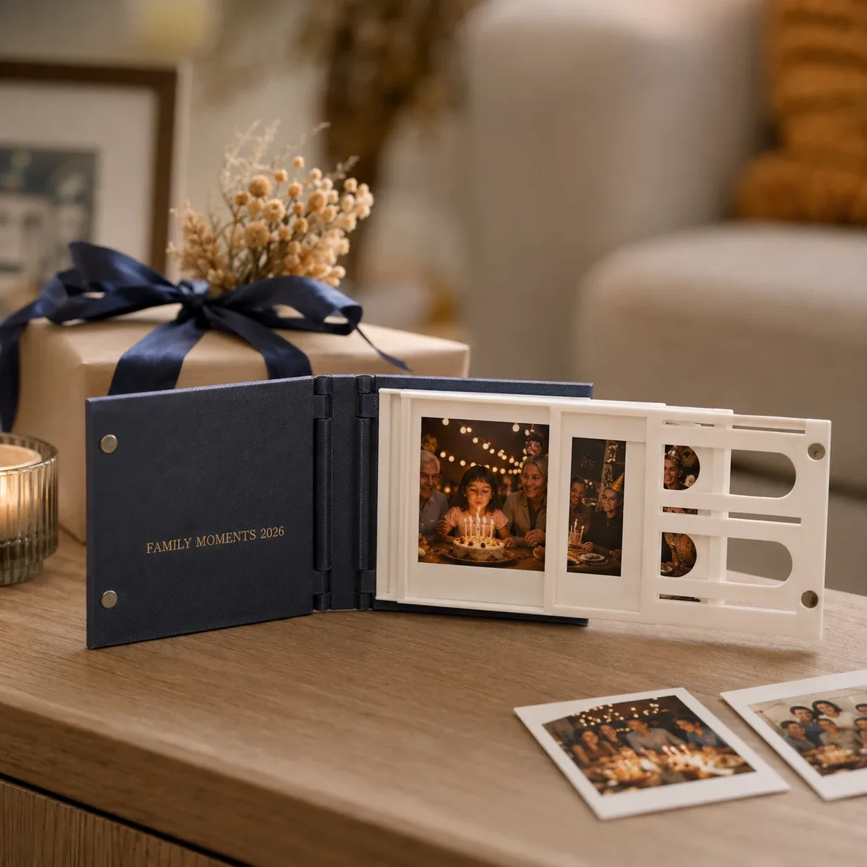 Instax Memory Flipbook family memories display