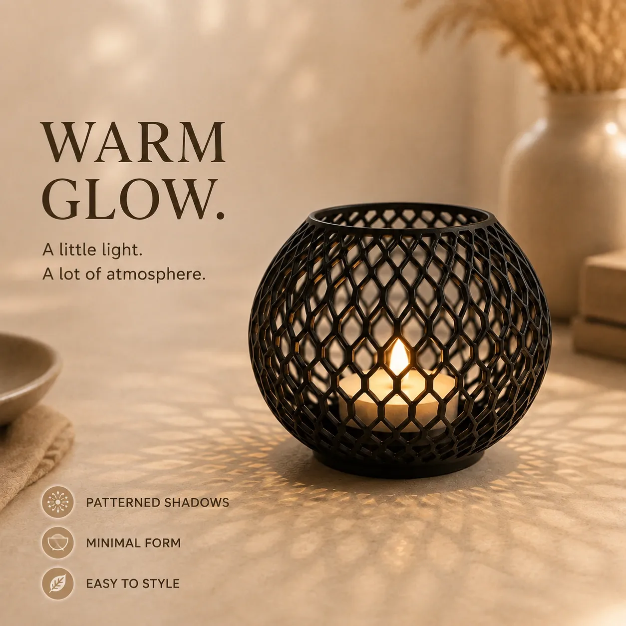 Pink Bnana Pebble Glow Bowl gallery view 3