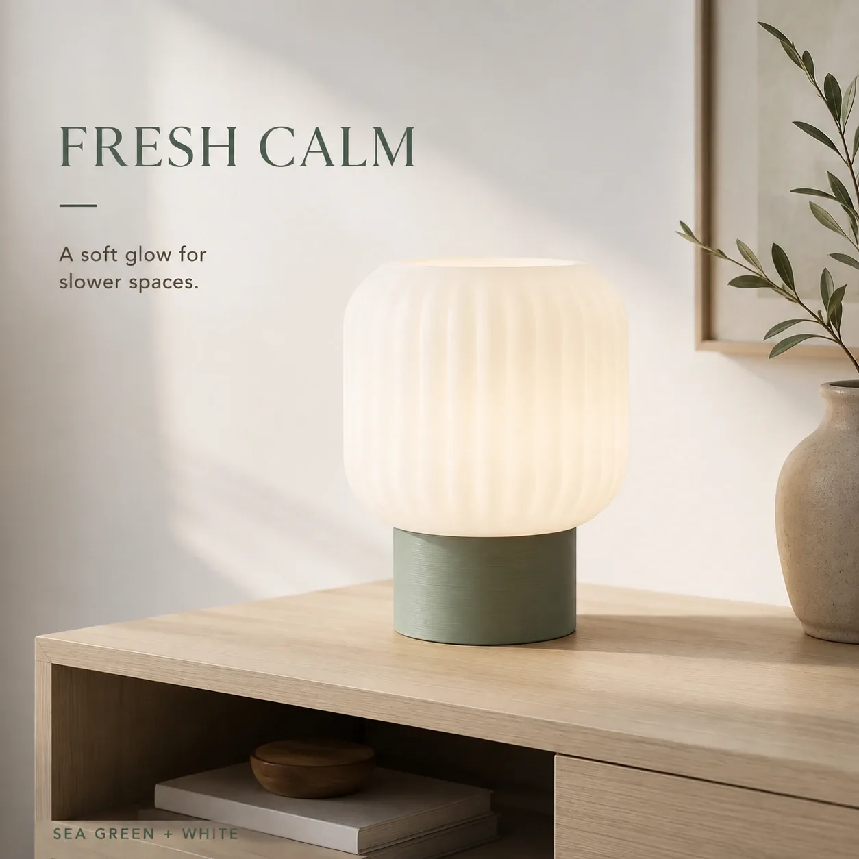 Pink Bnana Lumi Rib Lamp gallery view 9
