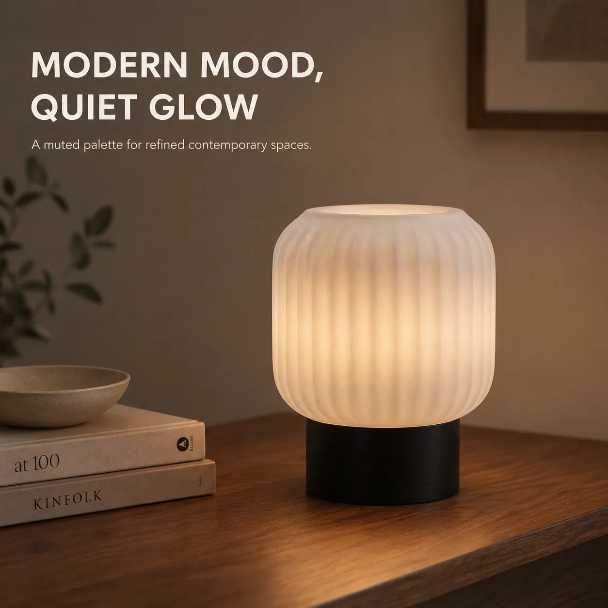 Pink Bnana Lumi Rib Lamp gallery view 8