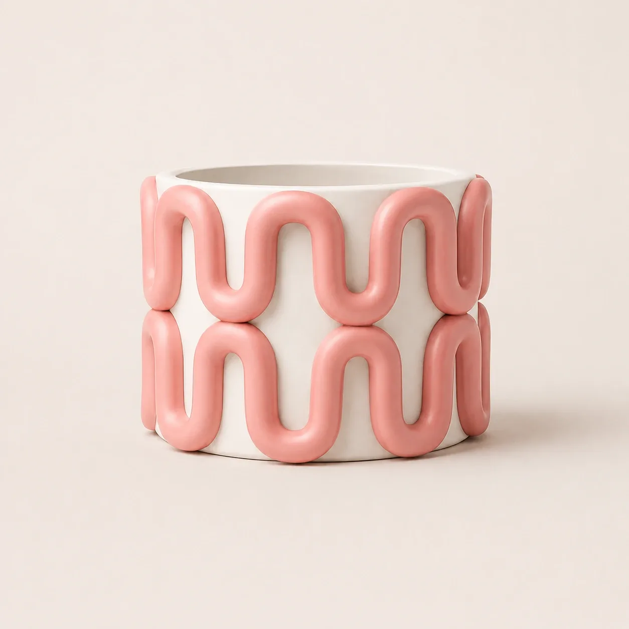 Pink Bnana Ripple Root Planter gallery view 7