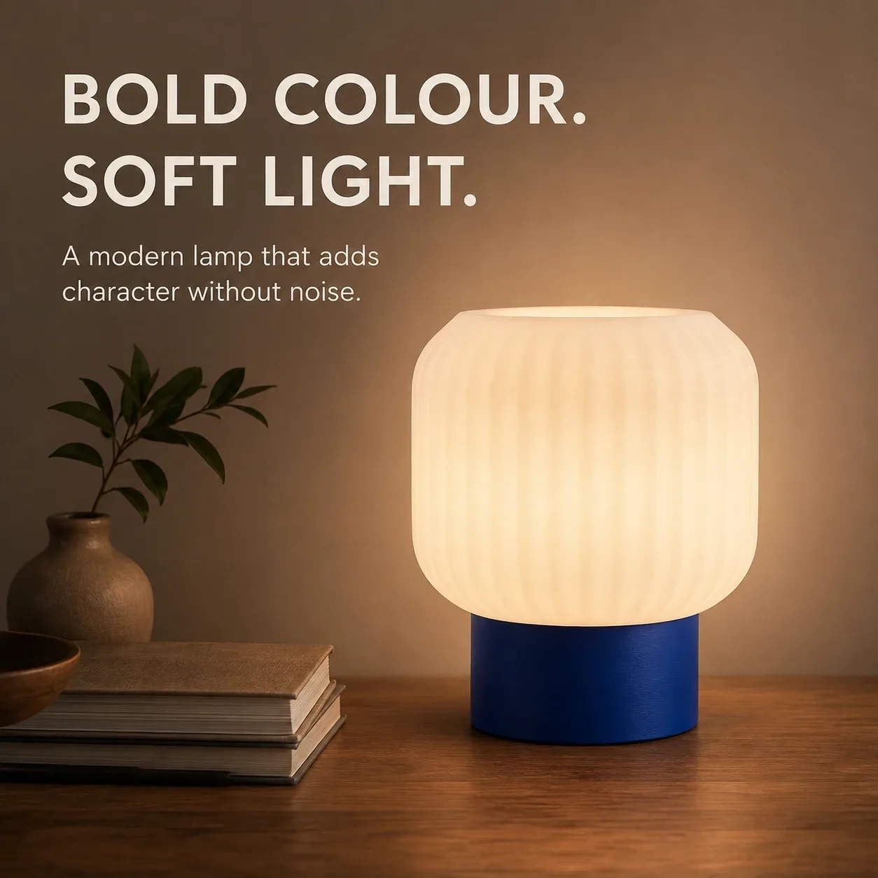 Pink Bnana Lumi Rib Lamp gallery view 3