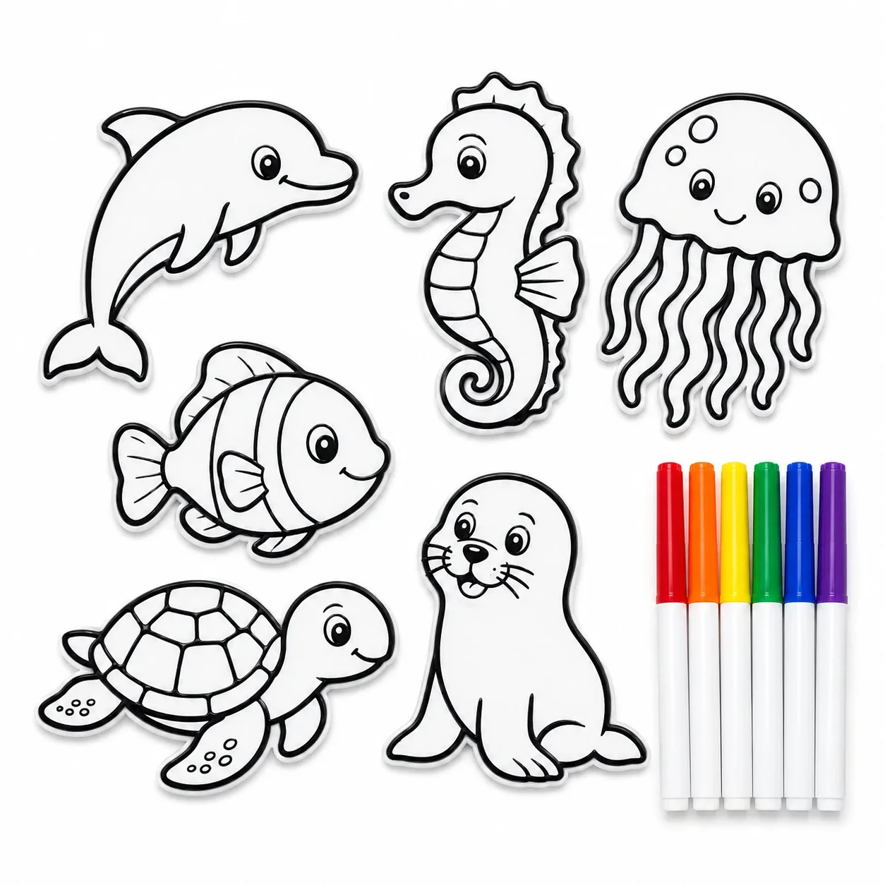 Pink Bnana Little Creators animal colouring activity kit