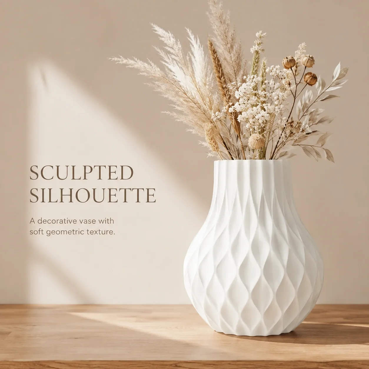 Pink Bnana Petal Lattice Vase main view