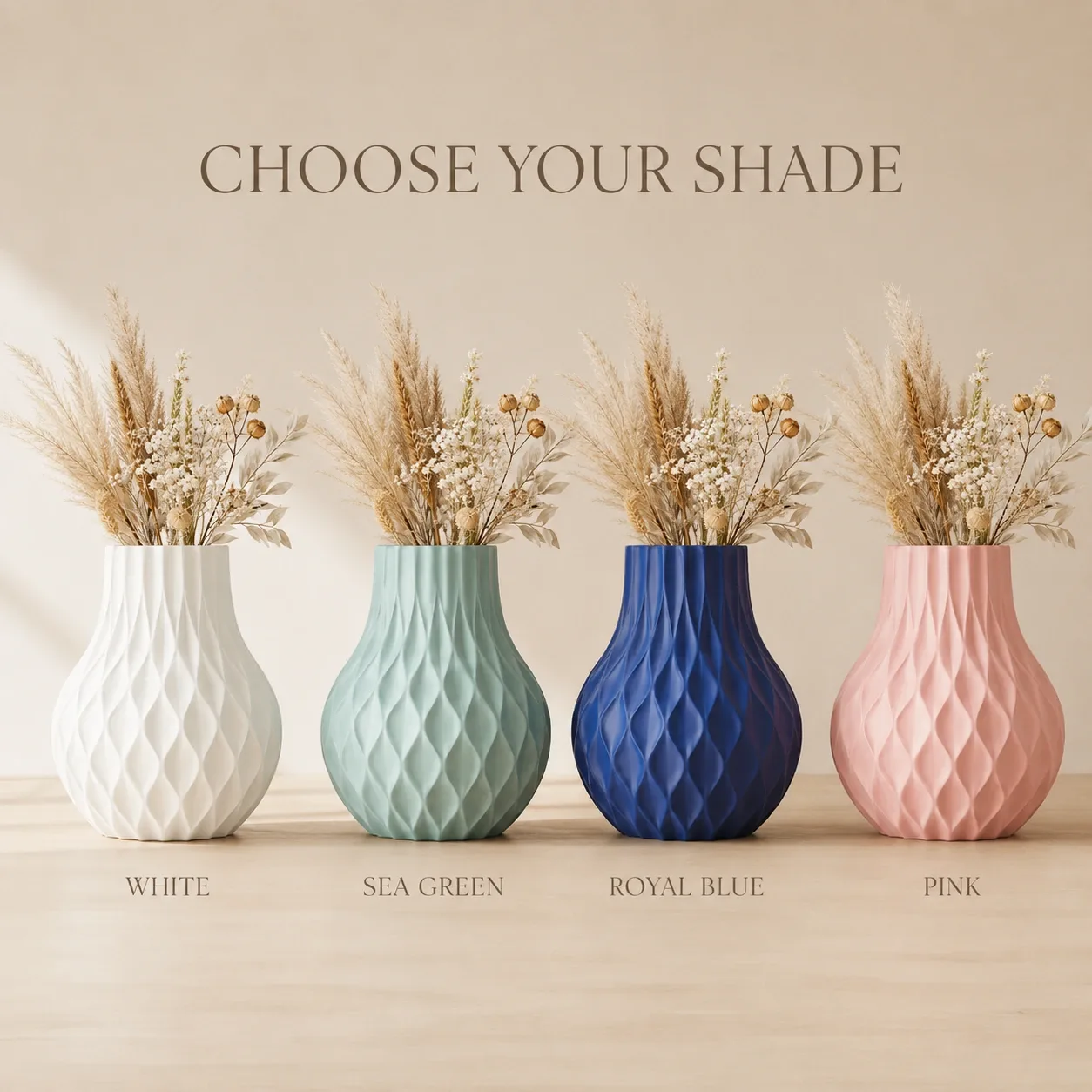 Pink Bnana Petal Lattice Vase gallery view 5