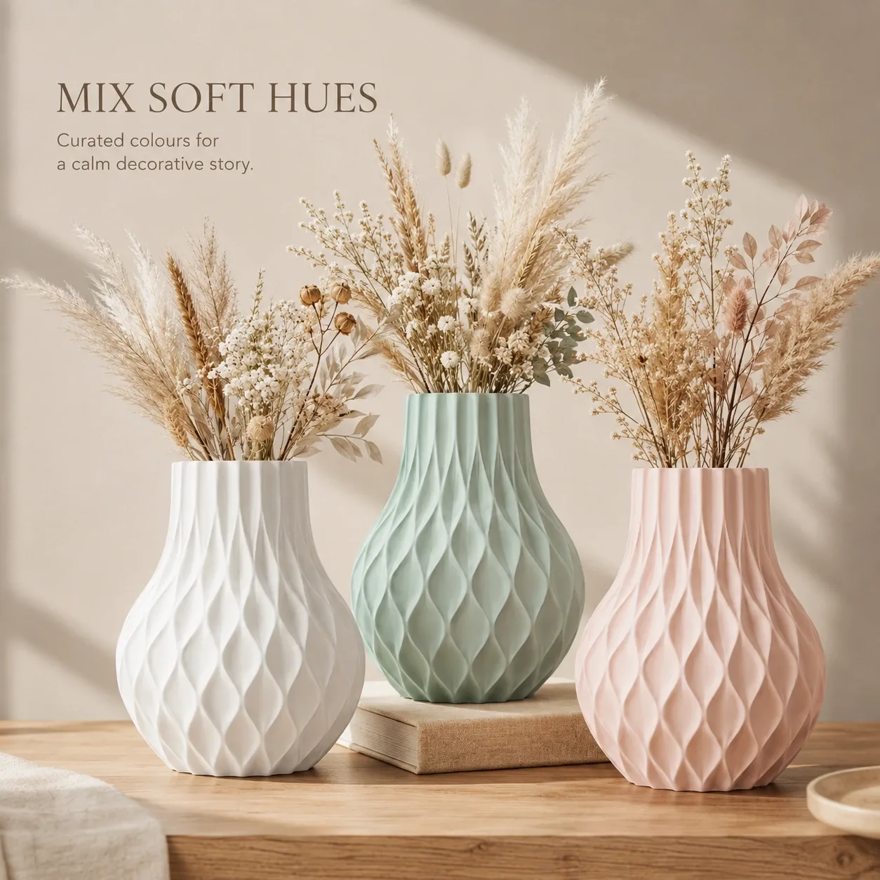 Pink Bnana Petal Lattice Vase gallery view 8