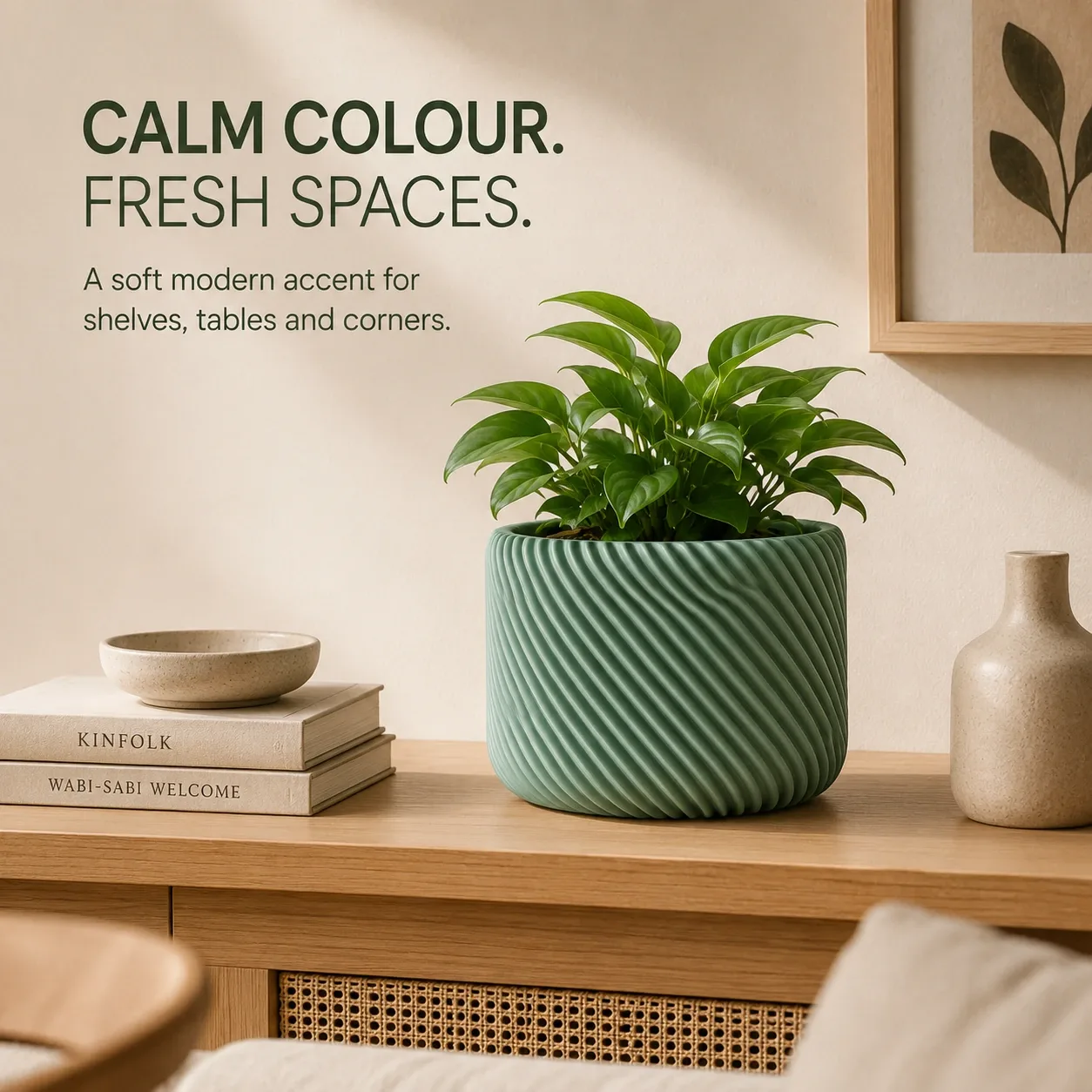 Pink Bnana Twirlroot Planter gallery view 3