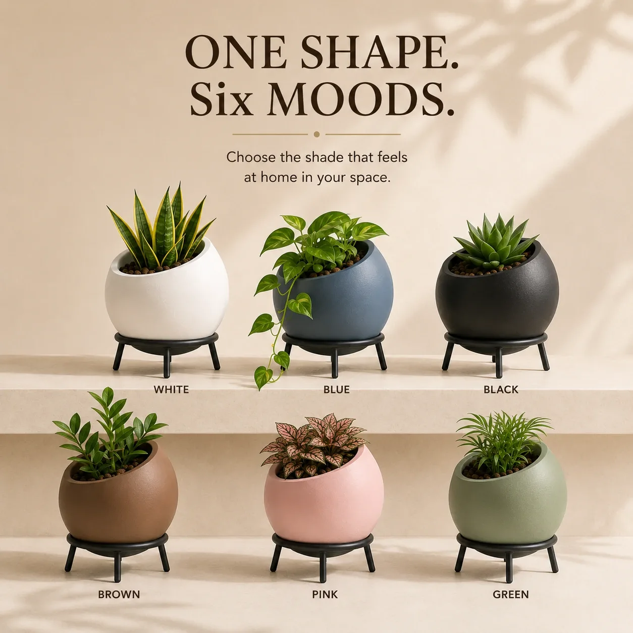 Pink Bnana Orbloom Planter main view