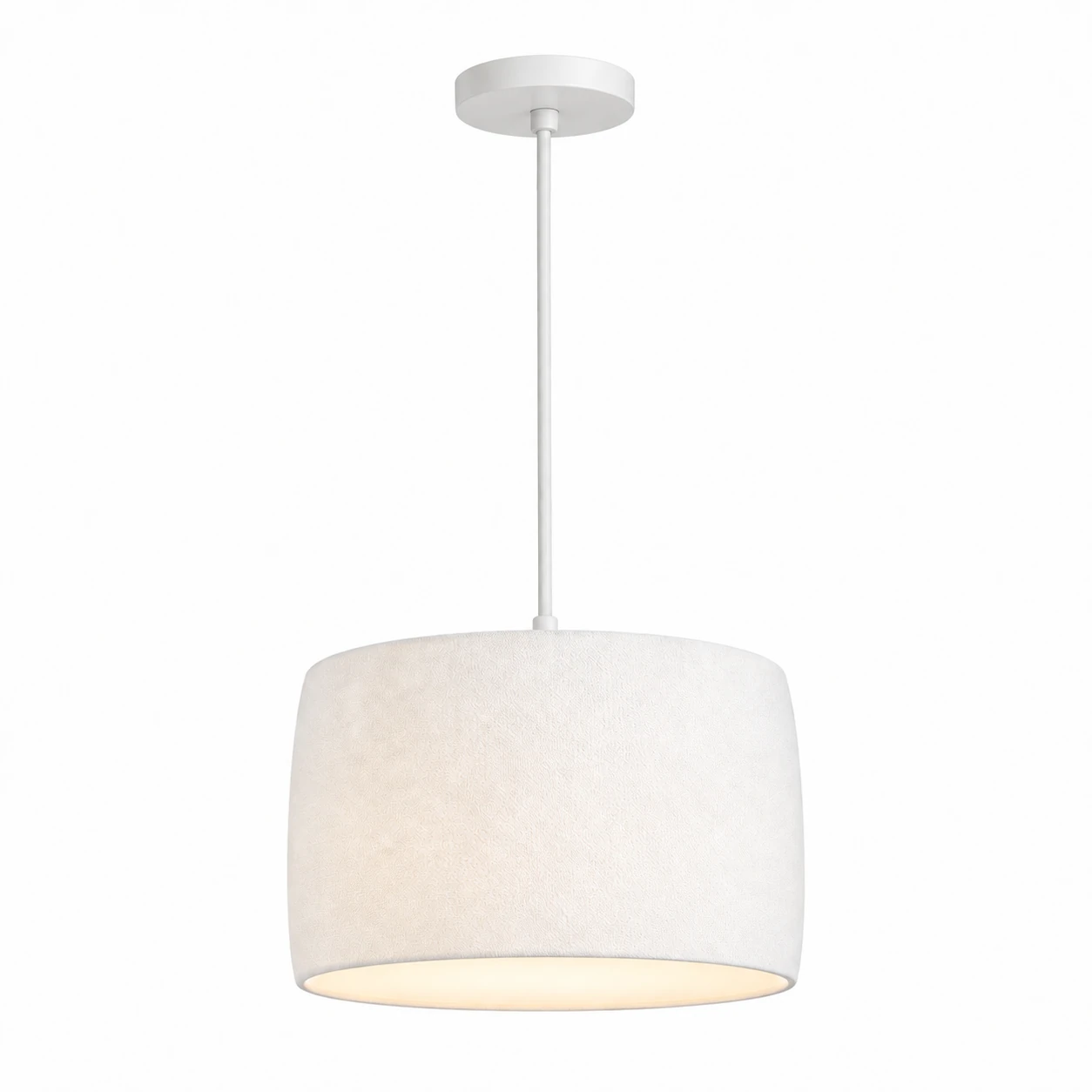 Pink Bnana Alune Pendant Lamp in white — product view