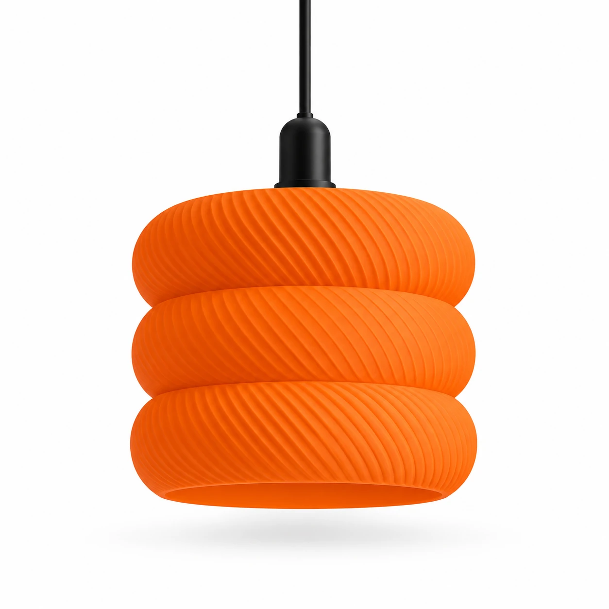 Pink Bnana Aurelo Pendant Lamp in orange — product view